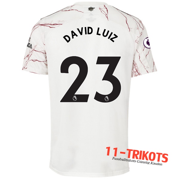 Fussball Arsenal (David Luiz 23) Auswärtstrikot 2020 2021 | 11-trikots