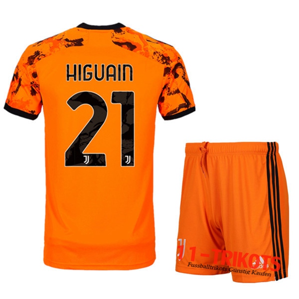 Fussball Juventus (HIGUAIN 21) Kinder Third 2020 2021 | 11-trikots