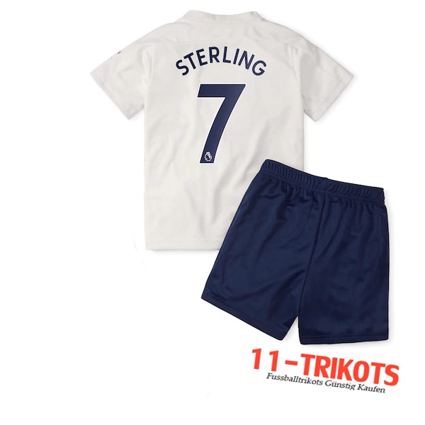 Fussball Manchester City (Sterling 7) Kinder Third 2020 2021 | 11-trikots