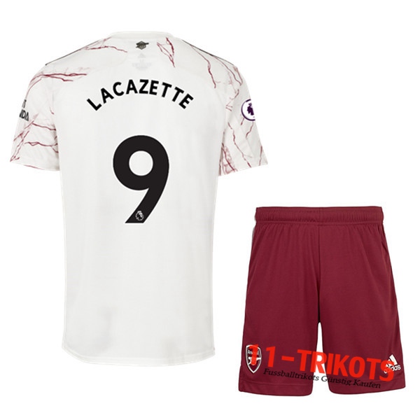 Fussball Arsenal (Lacazette 9) Kinder Auswärtstrikot 2020 2021 | 11-trikots
