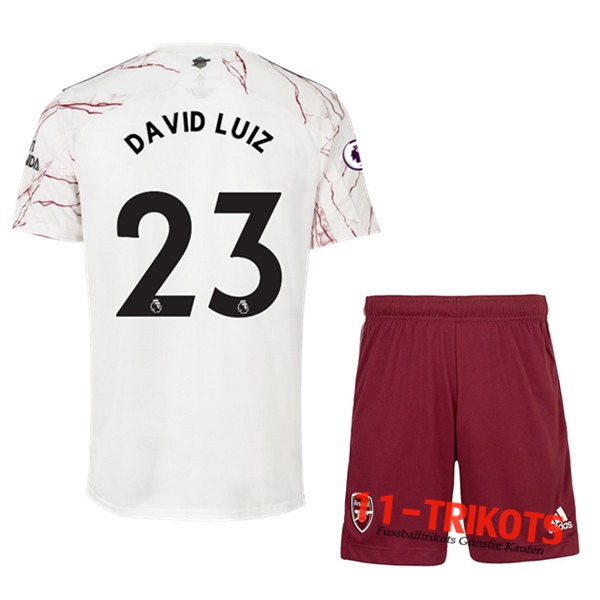 Fussball Arsenal (David Luiz 23) Kinder Auswärtstrikot 2020 2021 | 11-trikots