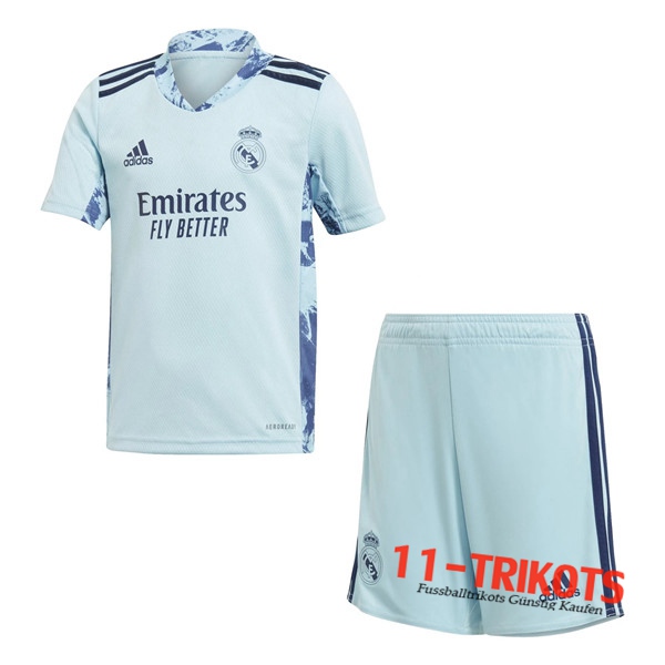 Fussball Real Madrid Kinder Torwart Blau 2020 2021 | 11-trikots