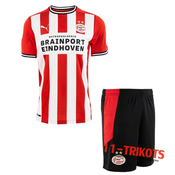 Fussball PSV Eindhoven Kinder Heimtrikot 2020 2021 | 11-trikots