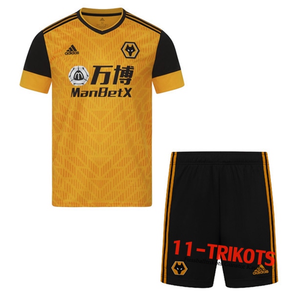 Neues Fussball Wolves Kinder Heimtrikot 2020 2021 | 11-trikots