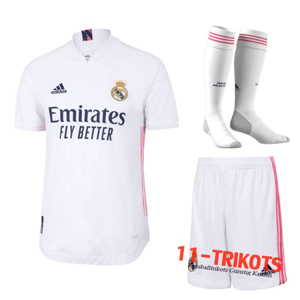 Zusammen Fussball Real Madrid Heimtrikot (Short+Socken) 2020/21