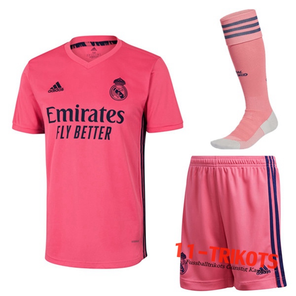 Zusammen Fussball Real Madrid Auswärtstrikot (Short+Socken) 2020/21