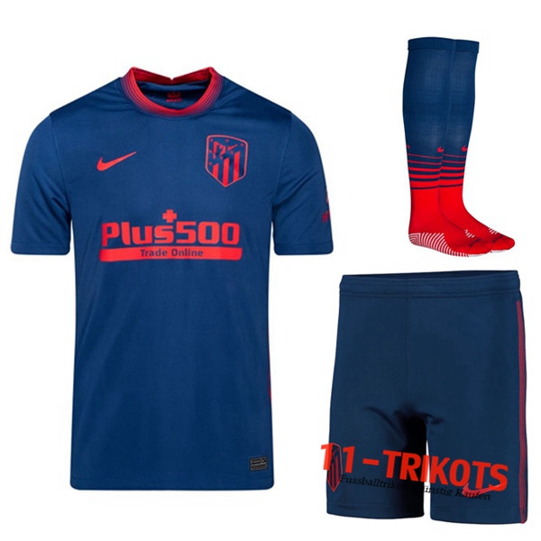 Zusammen Fussball Atletico Madrid Auswärtstrikot (Short+Socken) 2020/21