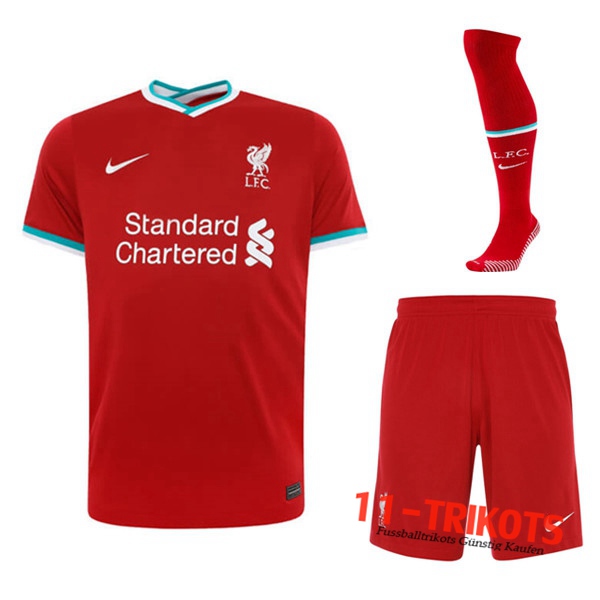 Zusammen Fussball FC Liverpool Heimtrikot (Short+Socken) 2020/21