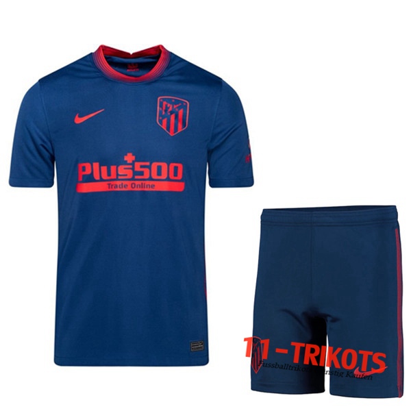 Zusammen Fussball Atletico Madrid Auswärtstrikot + Short 2020 2021 | 11-trikots