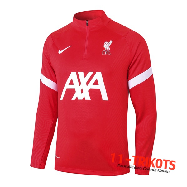 Sudadera de entrenamiento FC Liverpool Roja 2020/2021