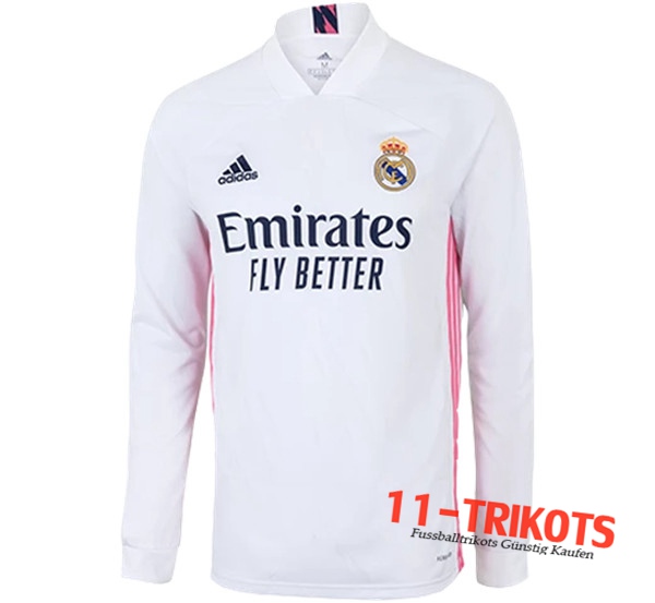 Fussball Real Madrid Heimtrikot Manche longue 2020 2021 | 11-trikots