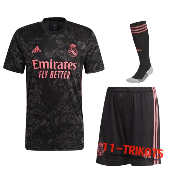 Zusammen Fussball Real Madrid Thirdtrikot (Short+Socken) 2020 2021 | 11-trikots