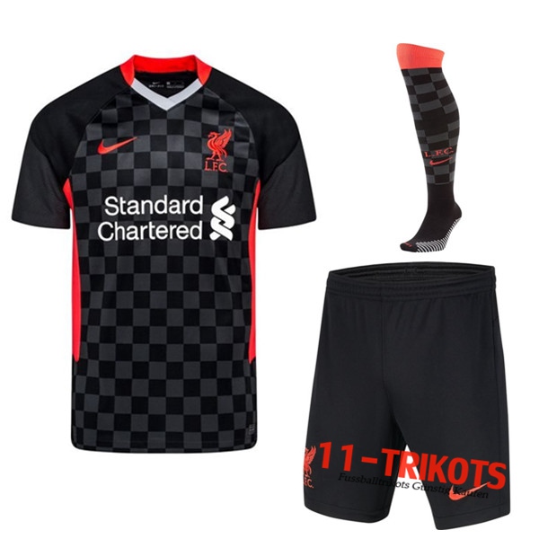 Zusammen Fussball FC Liverpool Thirdtrikot (Short+Socken) 2020 2021 | 11-trikots