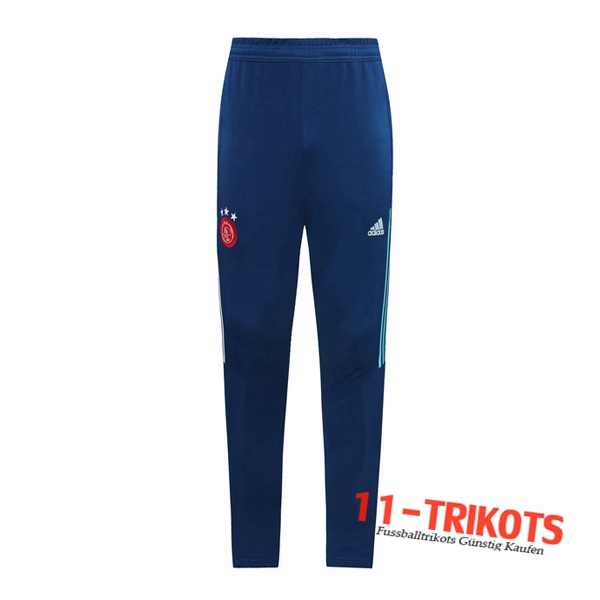 Pantalones Entrenamiento AFC Ajax Azul 2020 2021
