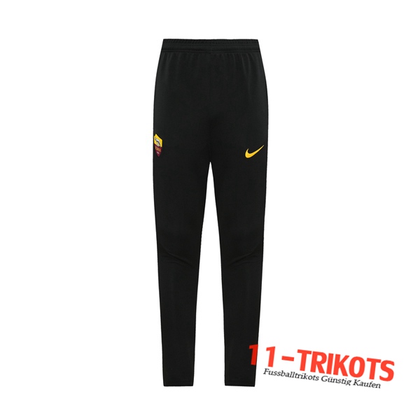 Pantalones Entrenamiento AS Roma Negro 2020 2021