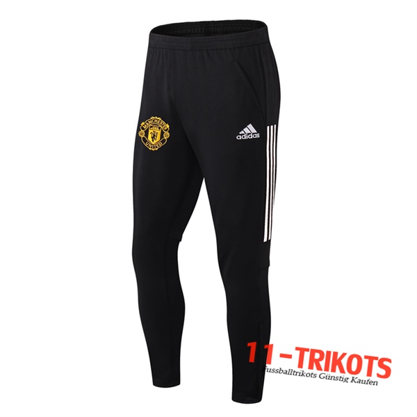 Pantalones Entrenamiento Manchester United Negro 2020 2021
