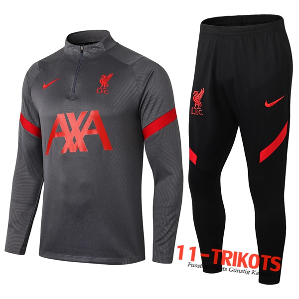 FC Liverpool Trainingsanzug Grau 2020 2021 | 11-trikots