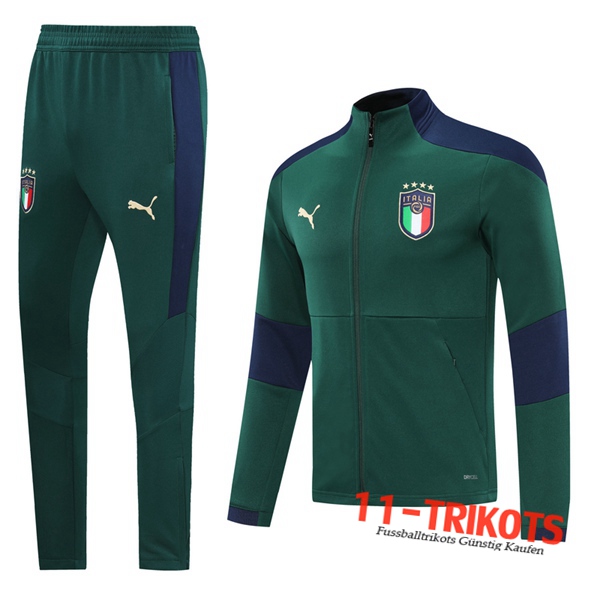 Italien Trainingsanzug (Jacke) Grün 2020 2021 | 11-trikots