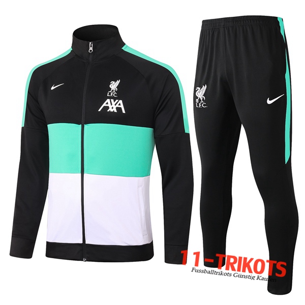 FC Liverpool Trainingsanzug (Jacke) Schwarz 2020 2021 | 11-trikots