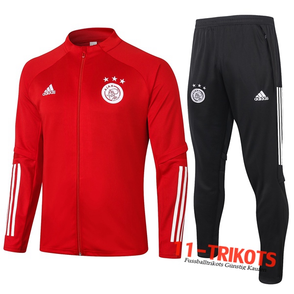 AFC Ajax Trainingsanzug (Jacke) Rot 2020 2021 | 11-trikots