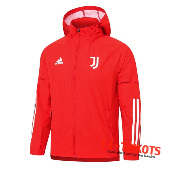 Chaqueta Futbol Rompevientos Juventus Roja 2020/2021