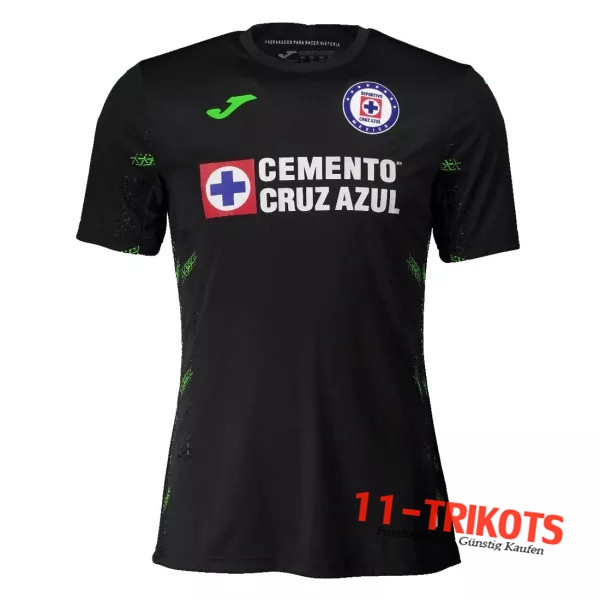 Fussball Cruz Azul Torwart Schwarz 2020 2021 | 11-trikots