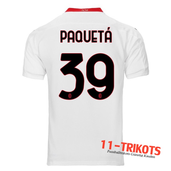 Fussball Milan AC (PAQUETA 39) Auswärtstrikot 2020 2021 | 11-trikots