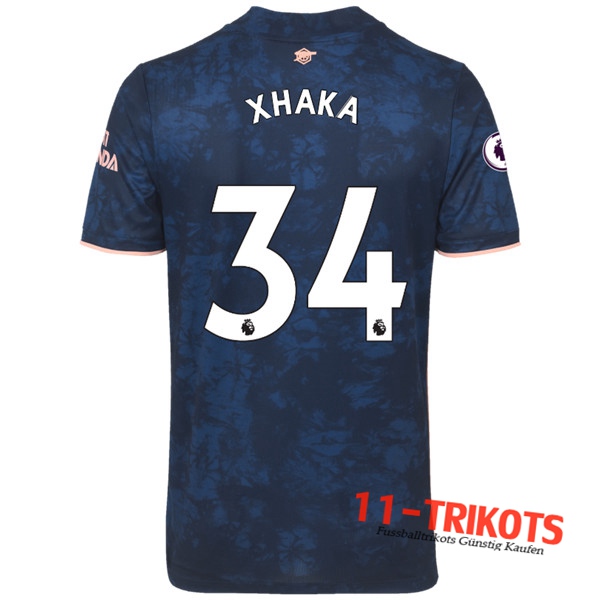 Fussball Arsenal (Granit Xhaka 34) Thirdtrikot 2020 2021 | 11-trikots