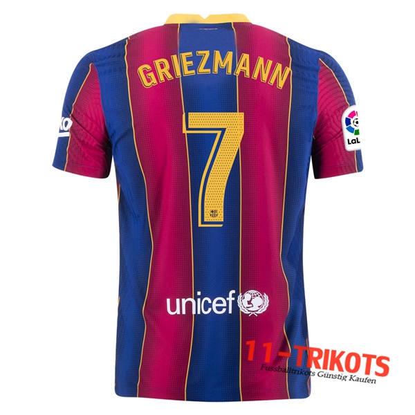 Fussball FC Barcelona (GRIEZMANN 7) Heimtrikot 2020 2021 | 11-trikots