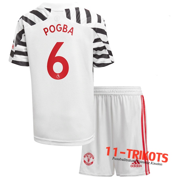 Neuestes Fussball Manchester United (Pogba 6) Kinder Third 2020 2021 | 11-trikots