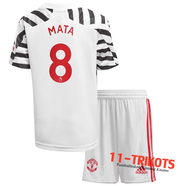 Neuestes Fussball Manchester United (Mata 8) Kinder Third 2020 2021 | 11-trikots