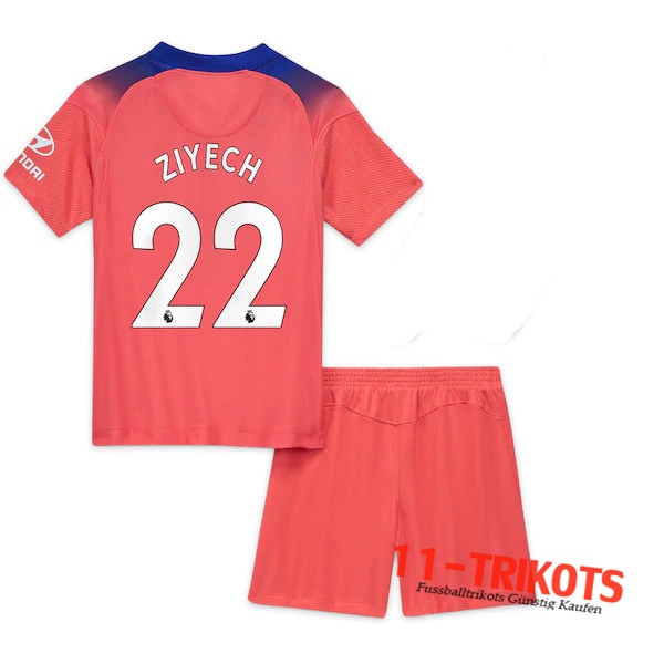 Neuestes Fussball FC Chelsea (Ziyech 22) Kinder Third 2020 2021 | 11-trikots