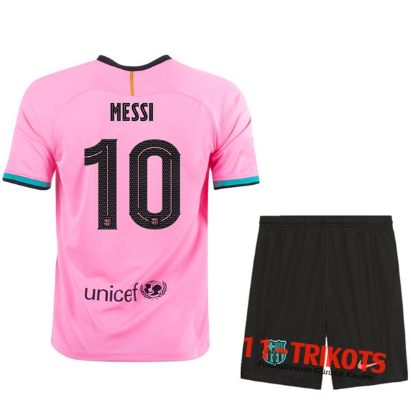 Neuestes Fussball FC Barcelona (MESSI 10) Kinder Third 2020 2021 | 11-trikots