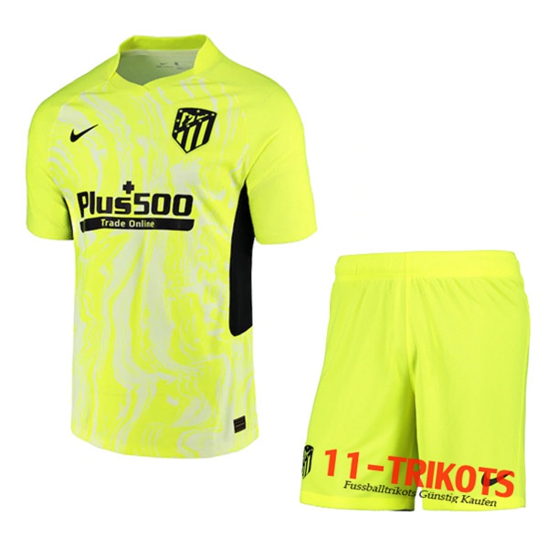 Zusammen Fussball Atletico Madrid Thirdtrikot + Short 2020 2021 | 11-trikots