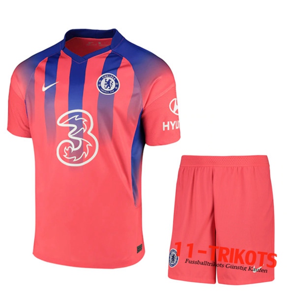 Zusammen Fussball FC Chelsea Thirdtrikot + Short 2020 2021 | 11-trikots