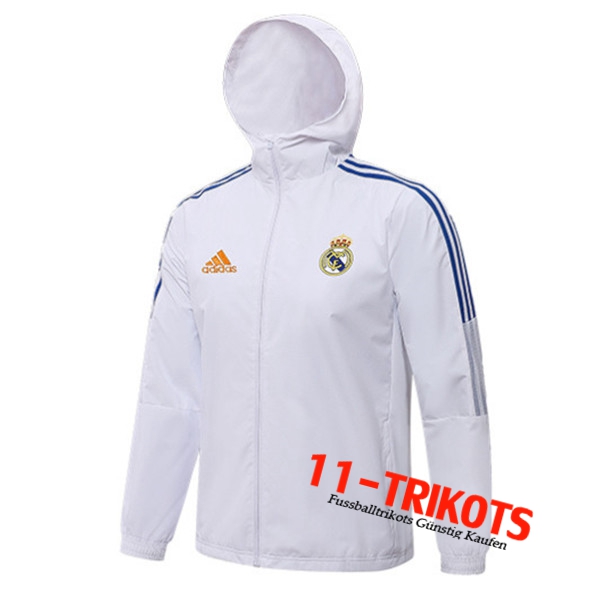 Real Madrid Windjacke Weiß 2022/2023