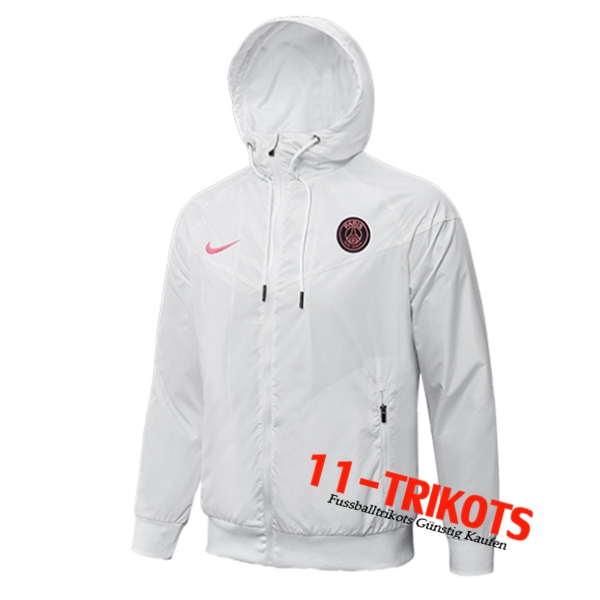 PSG Windjacke Weiß 2022/2023