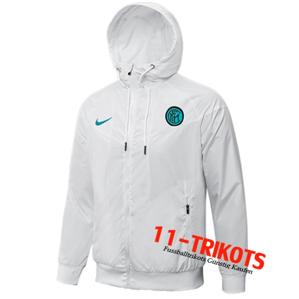 Inter Milan Windjacke Weiß 2022/2023