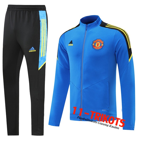 Manchester United Trainingsanzug (Jacke) Blau 2022/2023