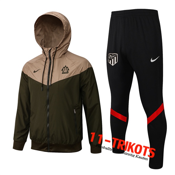 Atletico Madrid Trainingsanzug Windjacke Dunkelgrunanc 2022/2023