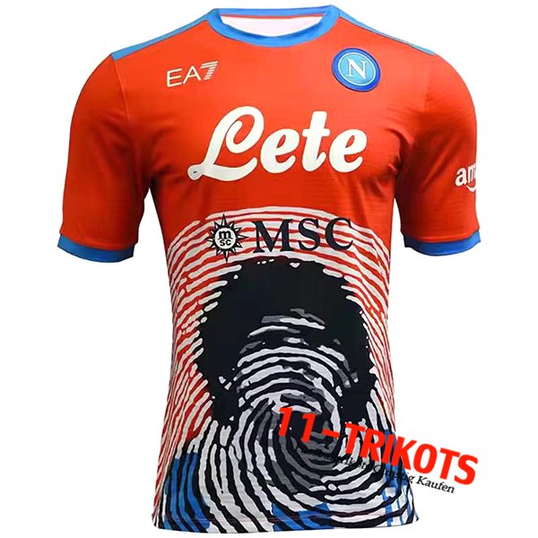 SSC Neapel Maradona Rot Special Version Trikot 2022/2023