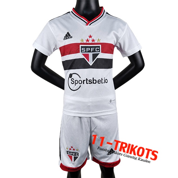 Sao Paulo FC Kinder Heimtrikot 2022/2023