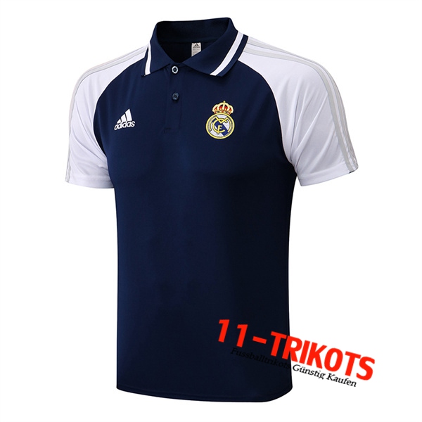 Real Madrid Poloshirt Navy blau 2022/2023