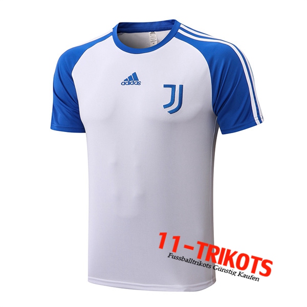 Juventus Trainingstrikot Weiß/Blau 2022/2023