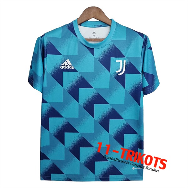Juventus Trainingstrikot Blau Geometric Pattern 2022/2023