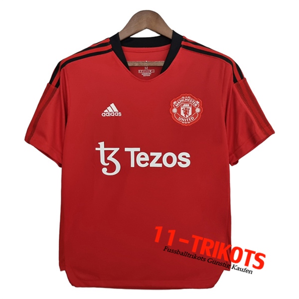 Manchester United Trainingstrikot Tezos Rot 2022/2023