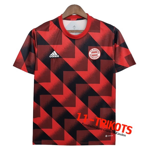 Bayern München Trainingstrikot Rot Geometric Pattern 2022/2023