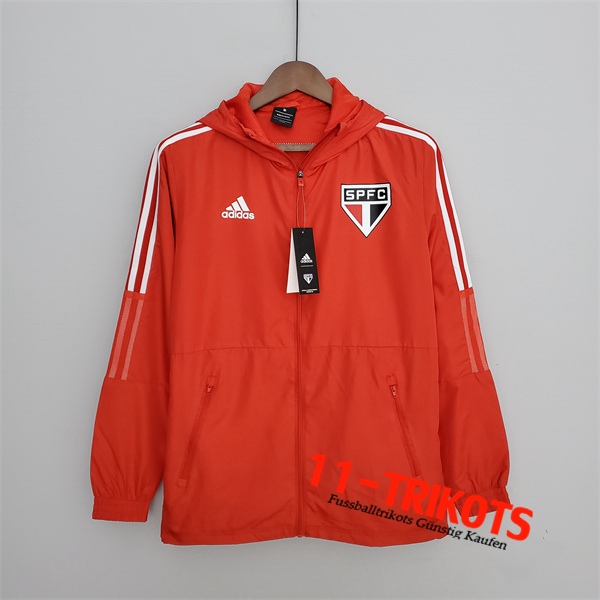 Sao Paulo FC Windjacke Rot 2022/2023