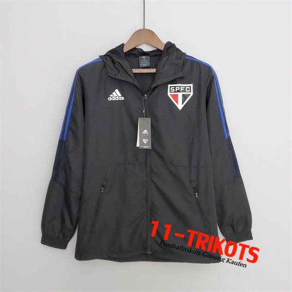 Sao Paulo FC Windjacke Schwarz 2022/2023