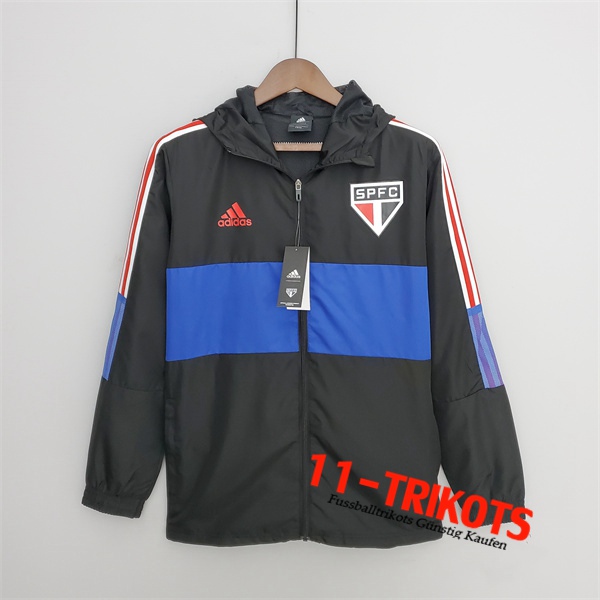 Sao Paulo FC Windjacke Blue/Schwarz 2022/2023